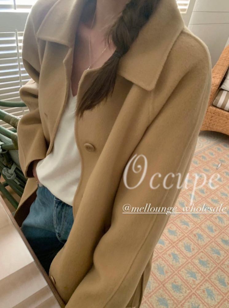 멜라운지 무드 핸드메이드 코트 (3col) mellounge 울100코트