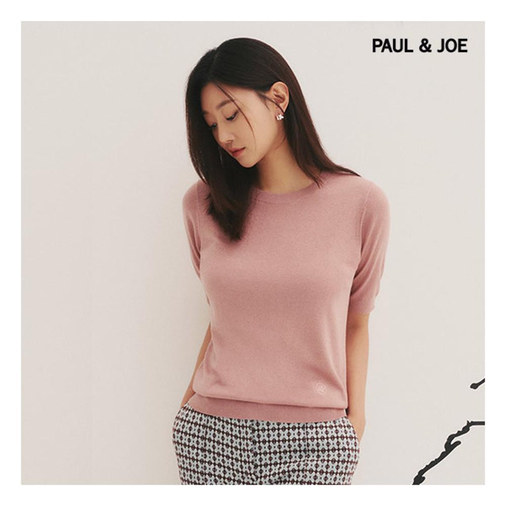 [폴앤조] 에센셜 실크모달 블렌딩 반소매 니트 4종 : 롯데홈쇼핑.