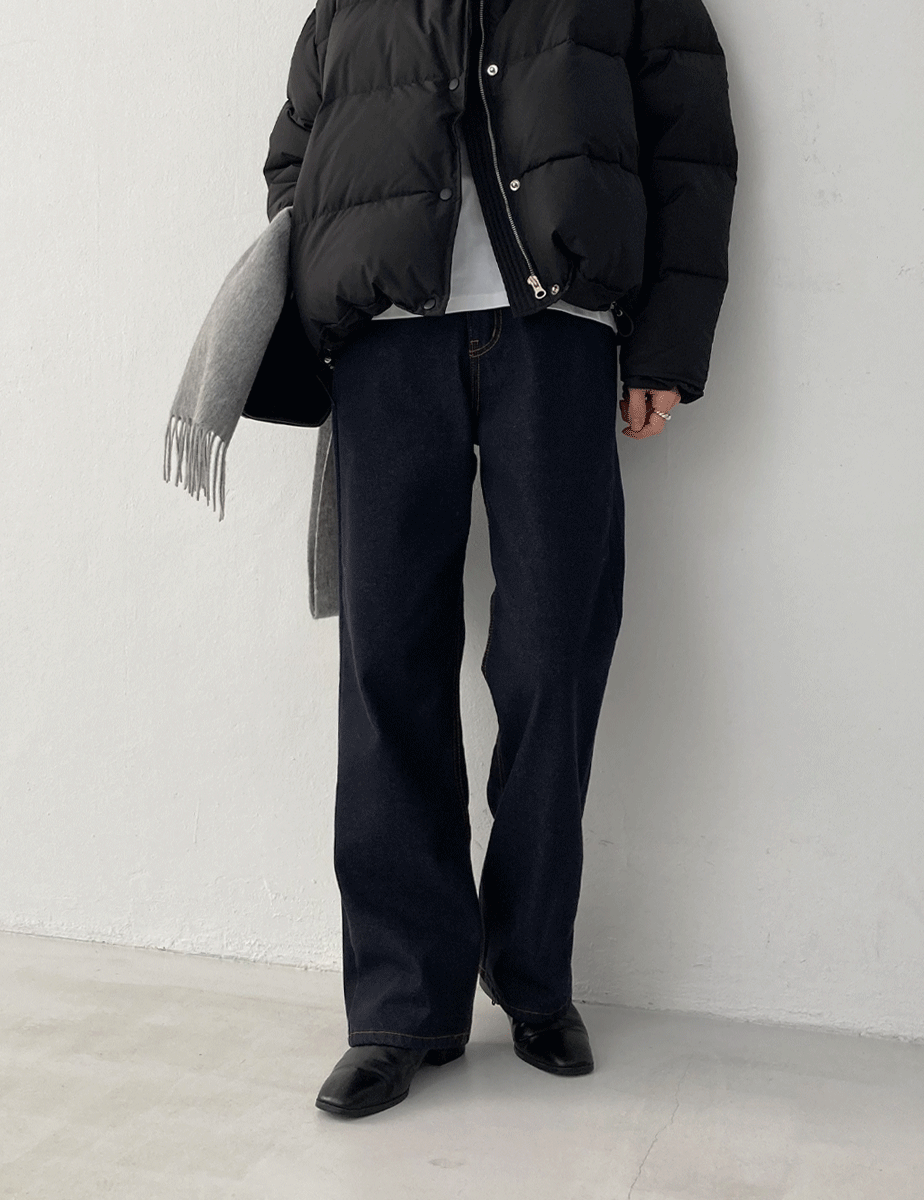 non fade denim pants - fw