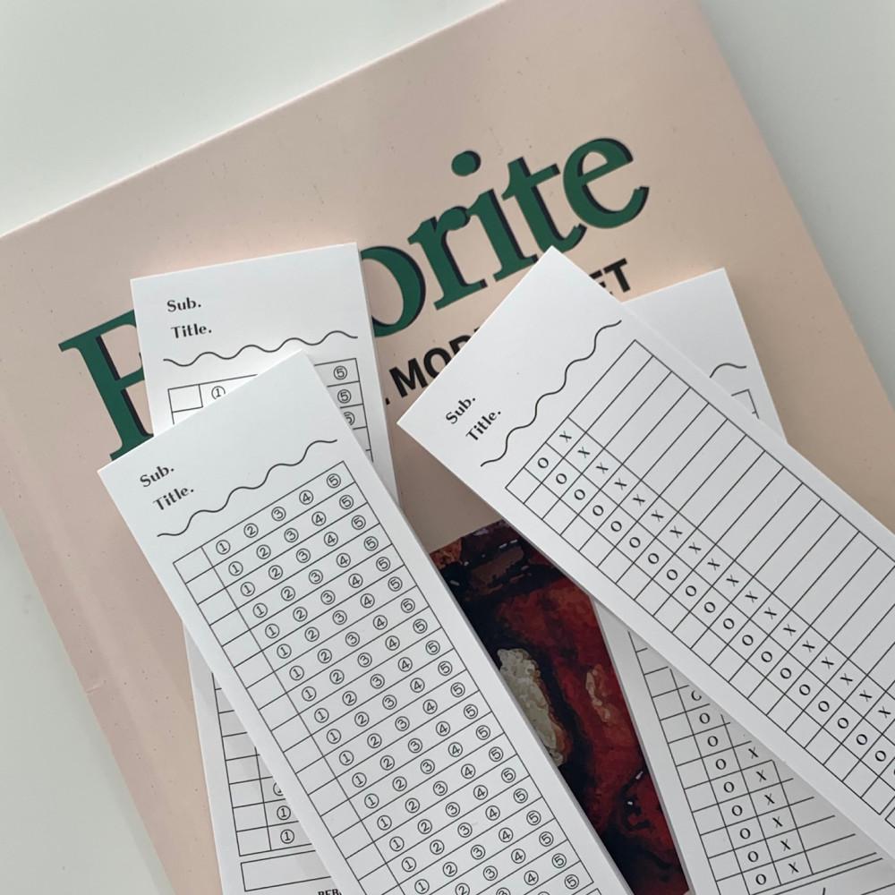 베베두부 omr / ox 메모패드