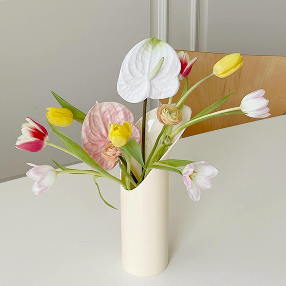 오브젠탈 벨레브 화병 오브제 아크릴 꽃병