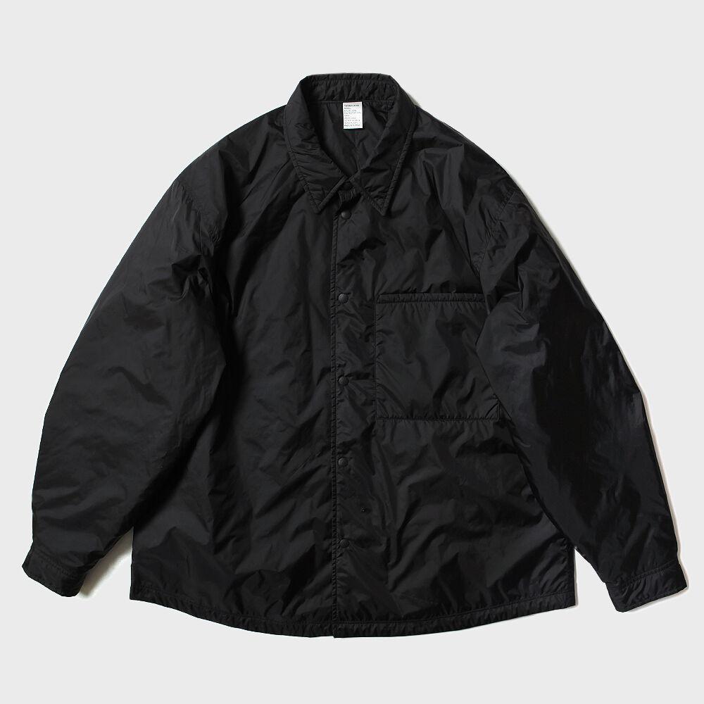 sh1301 라이트패딩 셔츠-블랙