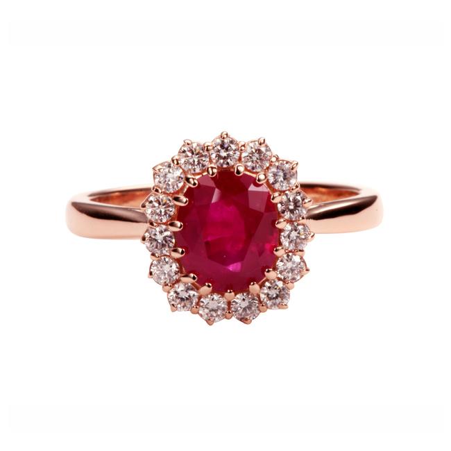 FJG090085 천연 루비 1.42ct 반지