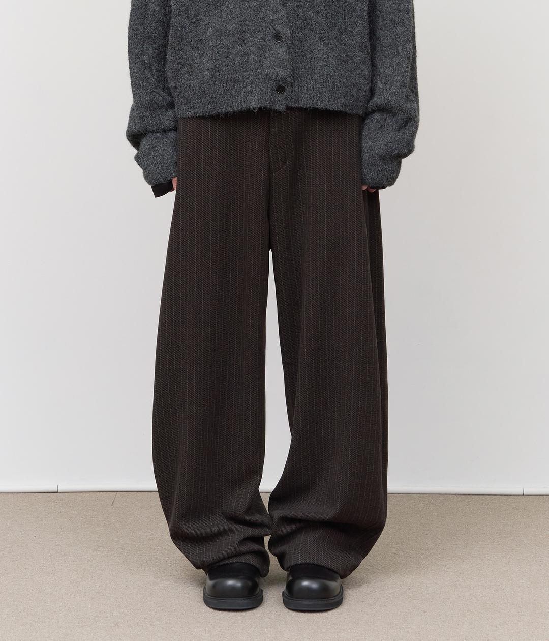 Calm Striped Trousers Pants (2color)