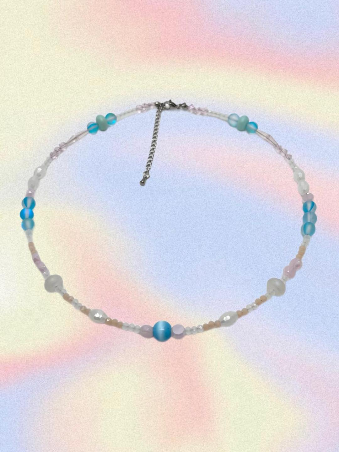 캔디시크 (캔디시크) [엔시티위시 사쿠야 착용] MADE aqua pink Necklace
