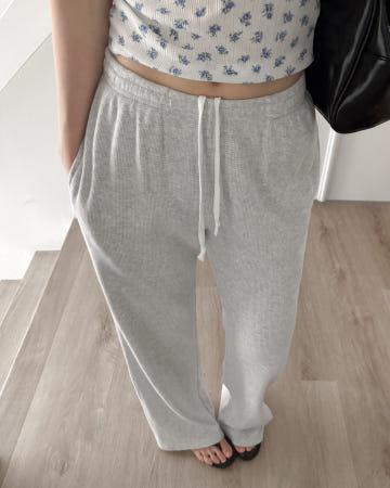 이런 상품 어때요? 브랜디멜빌 여성 아나스타샤 와플 와이드 트레이닝 팬츠