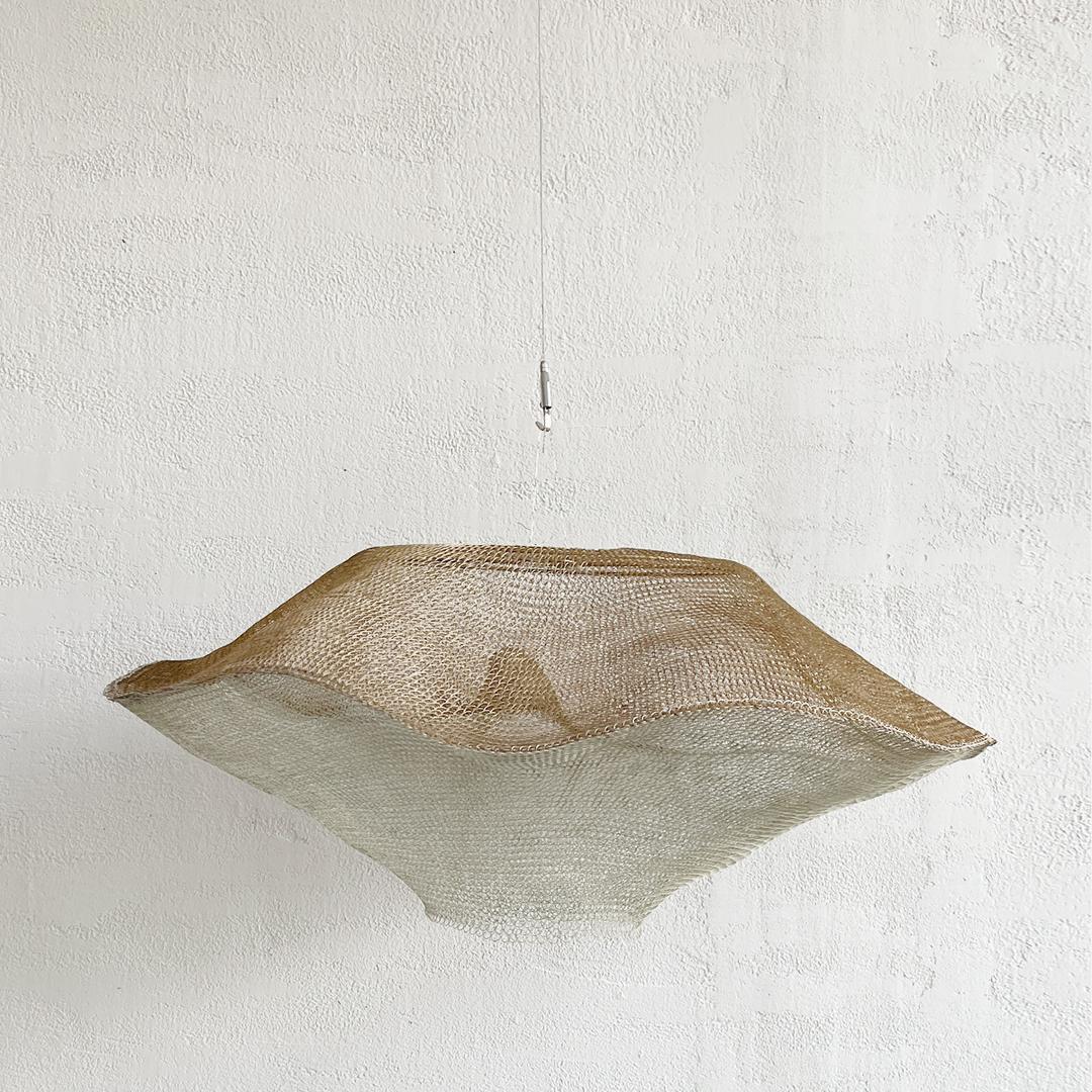 WIRE LAMP_44_와이어 행잉 오브제/램프(브론즈+크림)