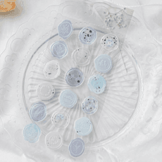 [고맙토다]실링왁스 스티커 18개입 청첩장 다꾸 스티커