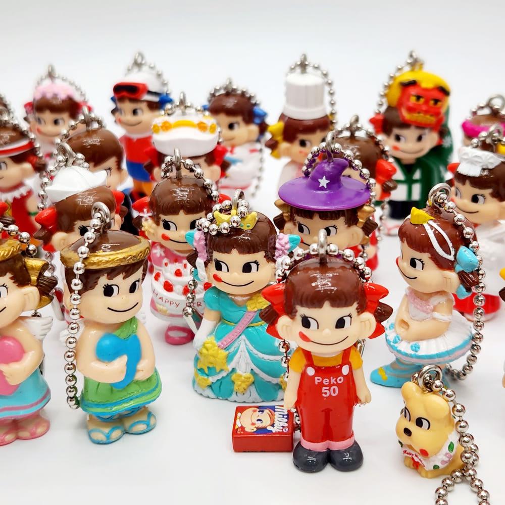 (일본정품/재입고)후지야 페코짱 포코짱 피규어 스트랩 키홀더 키링