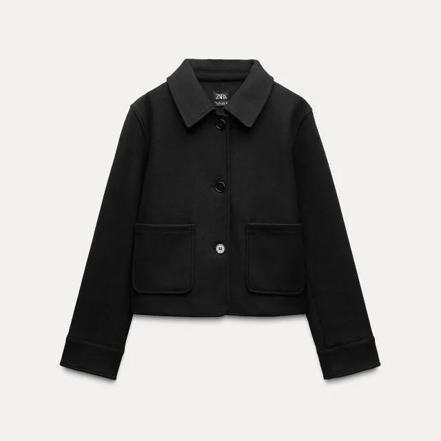 자라 소프트 포켓 재킷 5070/469 BLACK
