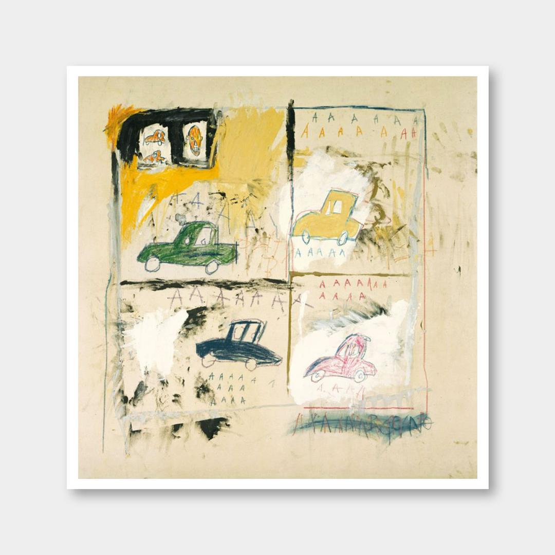 장 미쉘 바스키아, 올드카 1981 (액자포함)