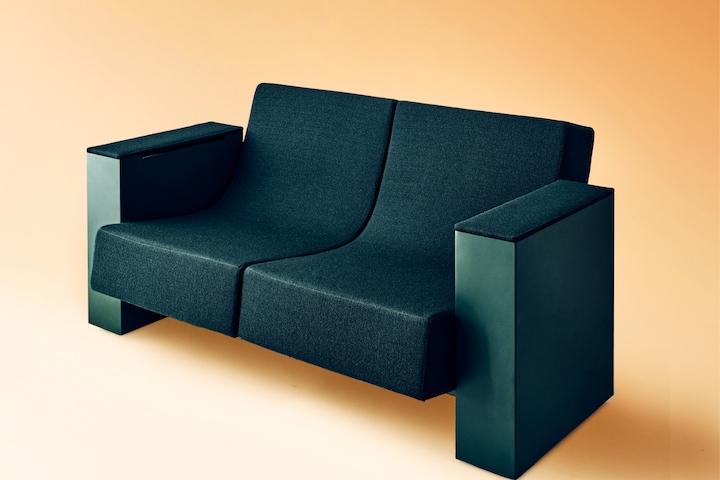 슬로프 플로팅 소파 2시터 (5 Colors)