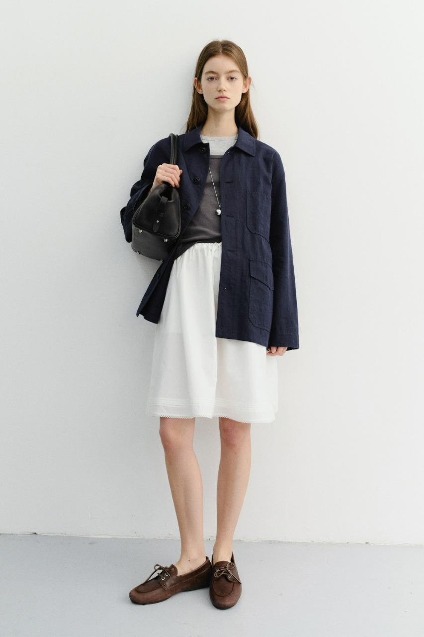 UNISEX CHORE JACKET NAVY_UDJA6B122N2