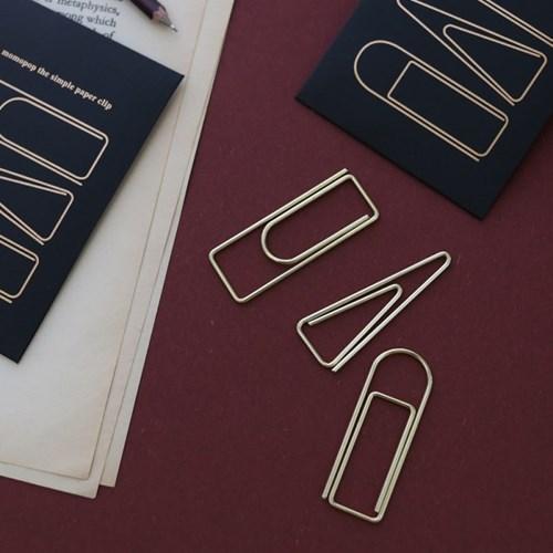 모모팝 더 심플 페이퍼 빈티지 클립 세트_(1987613)