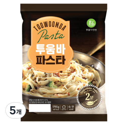 이가자연면 투움바파스타, 179.5g, 5개 - 스파게티/파스타 | 쿠팡