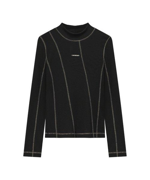 Color Stitch Slim T-Shirt