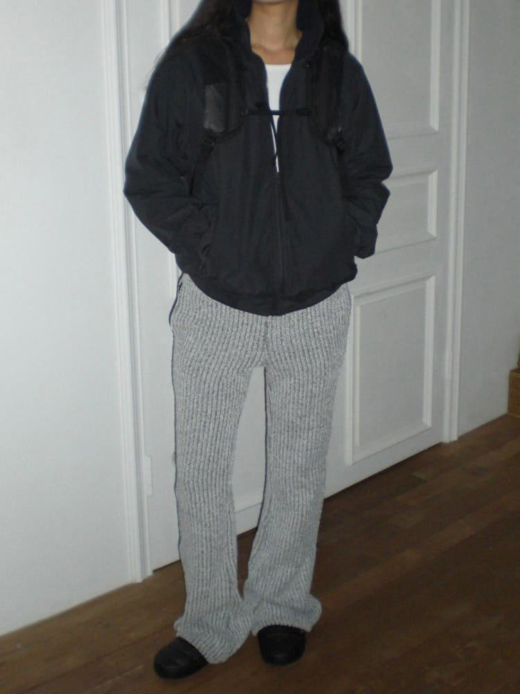 레아 벨루어 팬츠