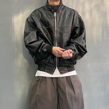이런 상품 어때요? 남자레더점퍼 워싱 패딩점퍼 2color