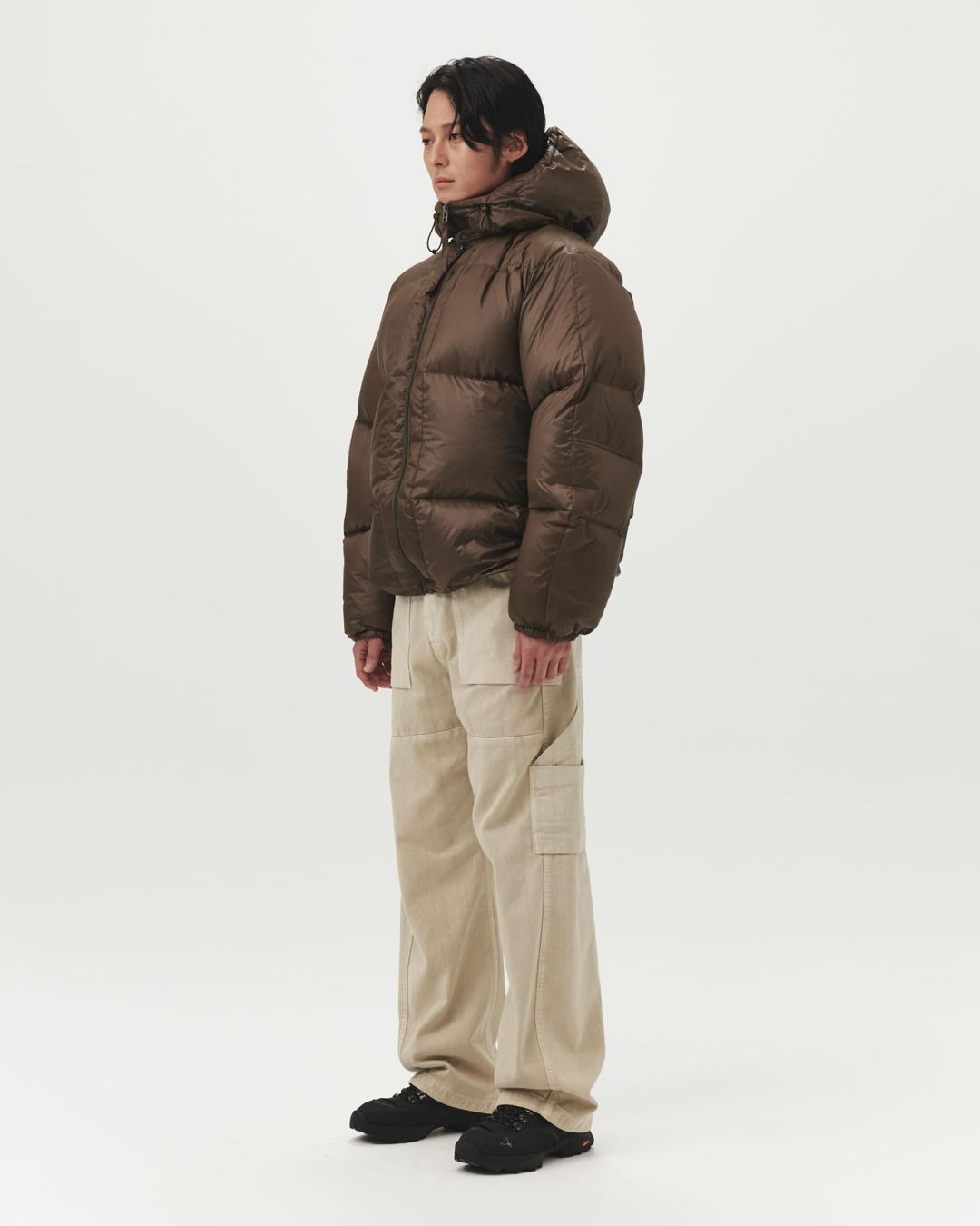 DOWN PARKA - REGULAR BROWN