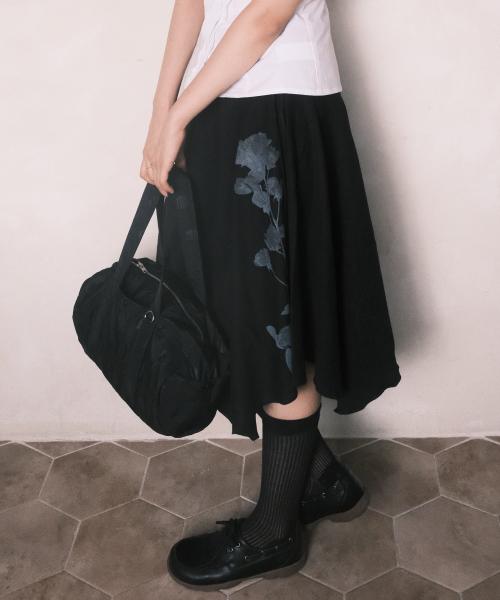 안젤라 로즈 언발란스 스커트 (2 Color)