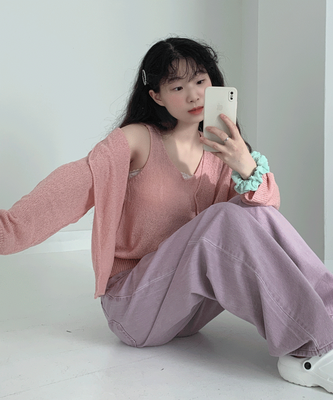 리몬 가디건나시세트