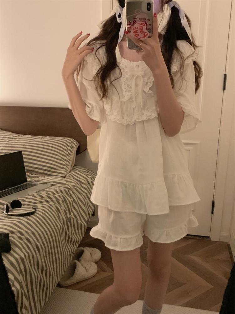 레이스 공주잠옷 파자마파티잠옷 귀여운잠옷