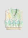 Ombre Argyle Sweater Vest