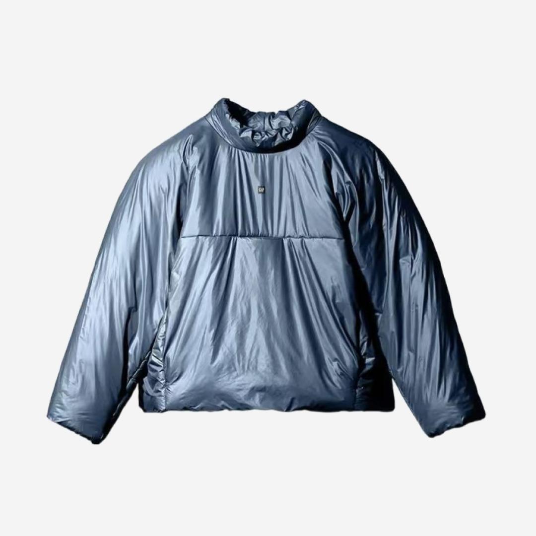 Yeezy Gap Engineered By Balenciaga Mock Neck Pullover Puffer Blue