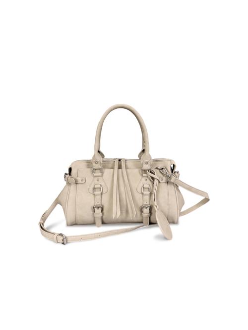 바이커 백 / 머드 베이지