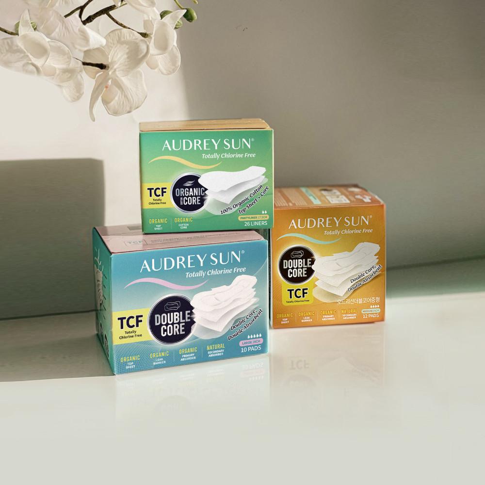[묘약사, ~62%] TCF 더블코어 유기농 생리대 / 그린웨이 오버나이트 / 입는 오버나이트 중형, 대형