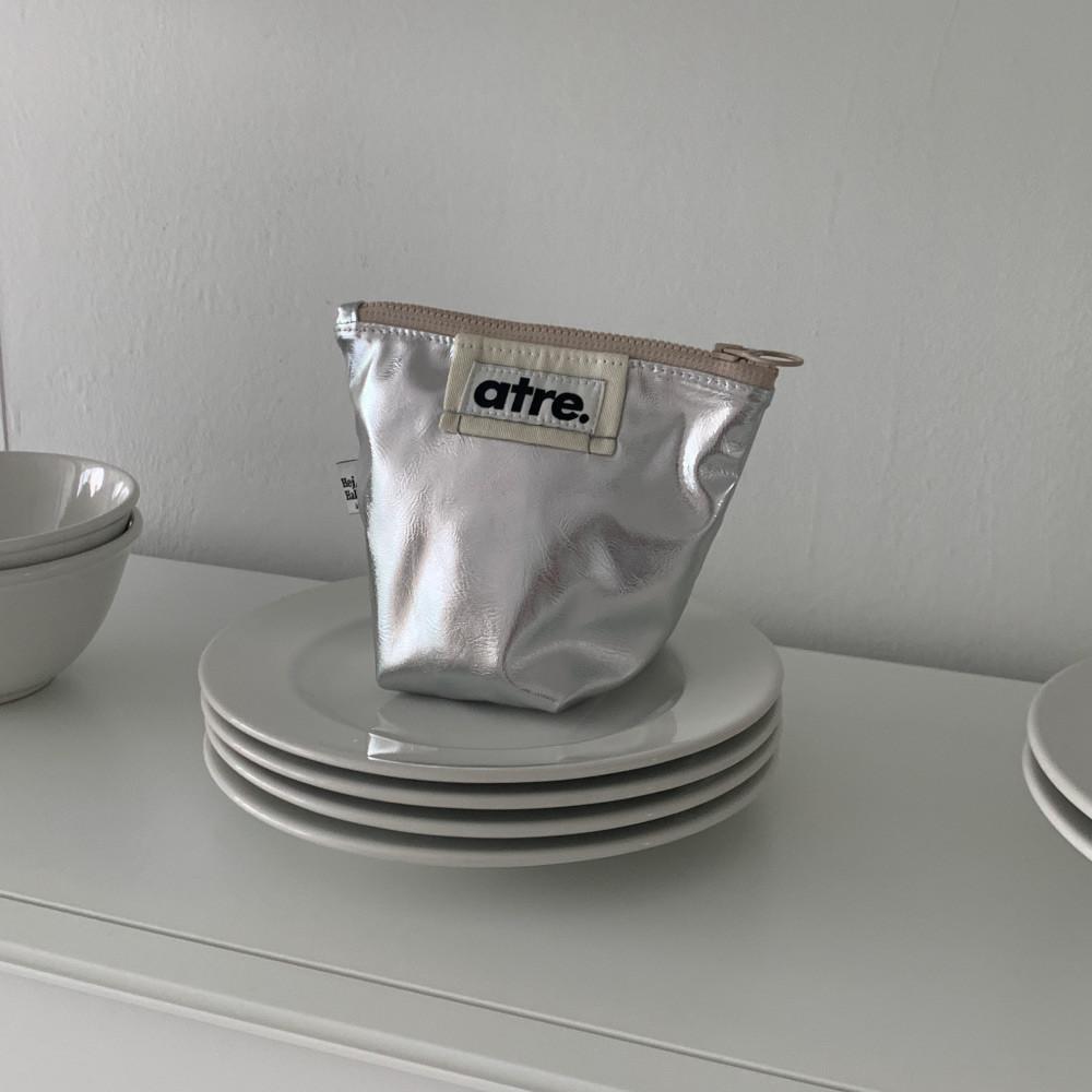 [2차][limited edition]Lykke classic pouch_silver