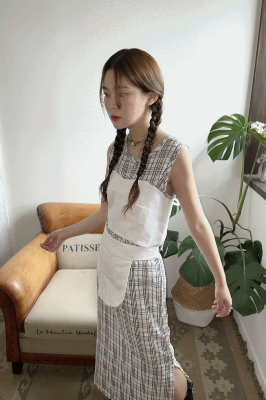 잭팟 포켓 레이어드 뷔스티에 ( 2color )