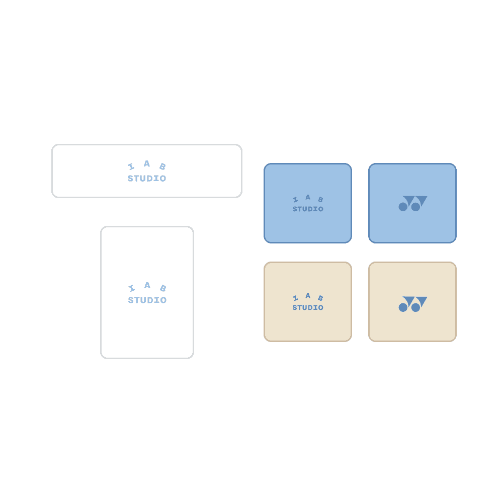 아이앱 스튜디오 x 요넥스 테니스 밴드 팩 화이트 블루 리드 옐로우