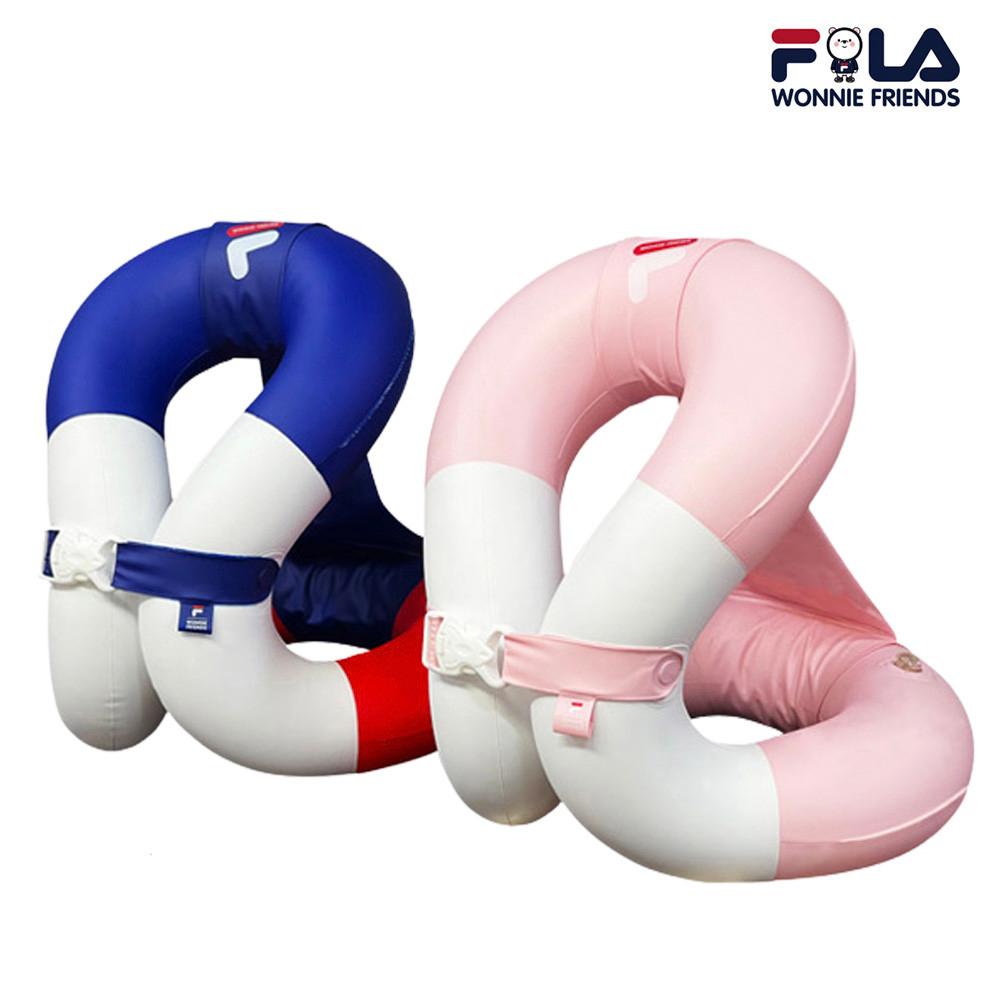 휠라 워니프렌즈 구명조끼 넥 베스트 넥자켓 넥튜브 이중튜브 부력복 유아 어린이