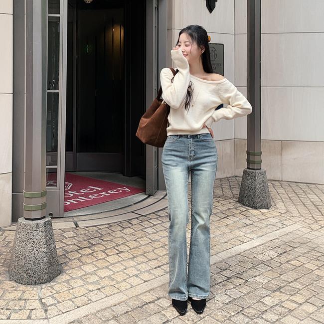 니썸 [💛NEW컬러추가][얼리어텀🍂][지그재그부츠컷데님1등/🏆누적40만장/원조핏][가을데님/출근룩/부츠컷/데일리룩/가을/개강룩][MADE]세인트부츠컷데님 - 9color