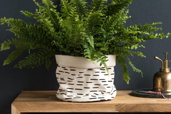 캔버스 패브릭 화분커버