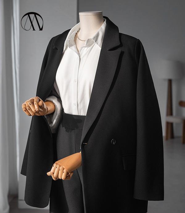 A. 므렌 더블버튼 자켓 세트<span style=font-size:0pt