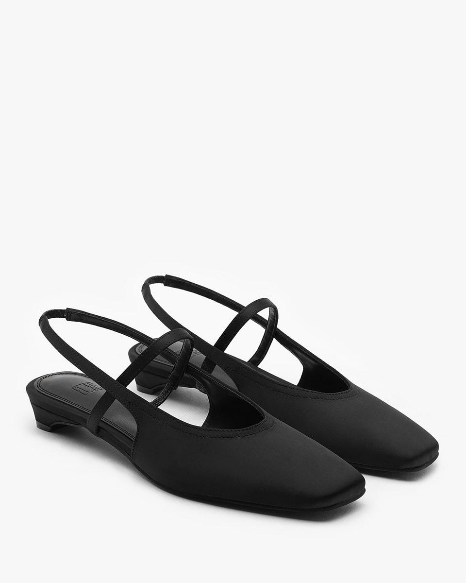 ETTE Satin Slingbacks_Black