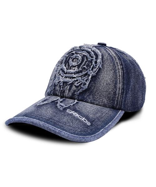 GC038 핸들링 아플리케 볼캡 (INDIGO)