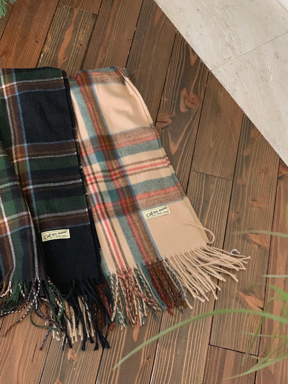 West muffler 체크목도리