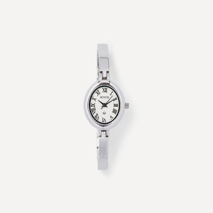 [3차리오더]CLASSIC ELLIPSE BANGLE WATCH (SILVER)