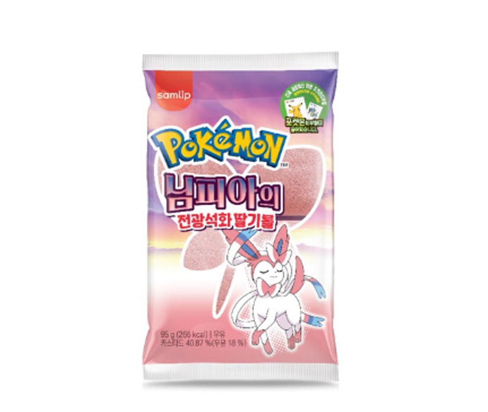포켓몬빵 님피아의 전광석화 딸기롤 [원산지:상세설명에 표시]
