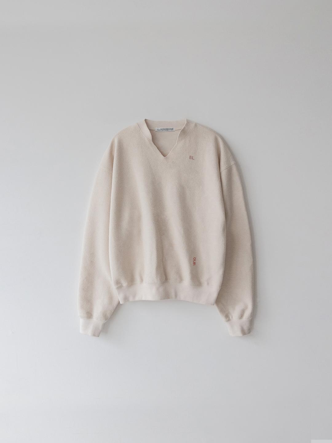 Organic Cotton Sweatshirt (Ivory)