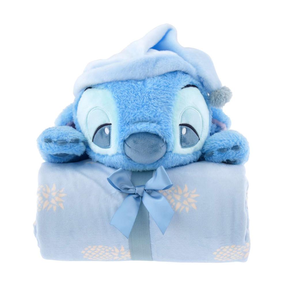 일본 디즈니 스토어 스티치 블랭킷 봉제인형 Blanket