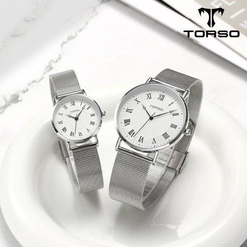 T107MS-SSSV 클라시코 쿼츠 커플 워치 남여 메탈 시계