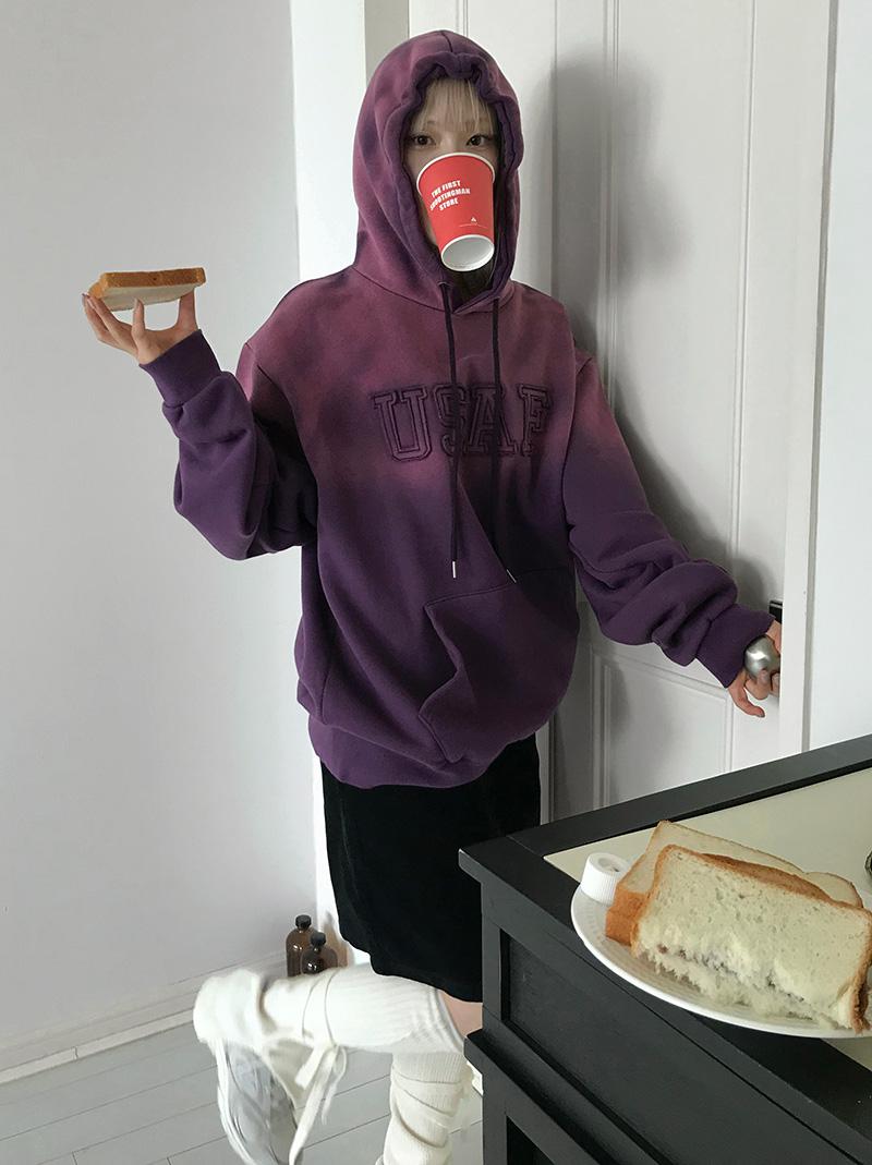 [안감기모] USAF TIE-DYE HOODIE (3color!)