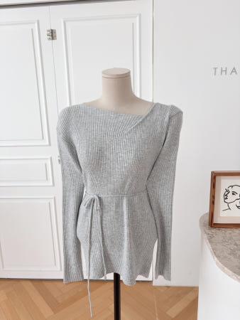 이런 상품 어때요? [무배]밀코튼 꼬임 언발 스트랩 봄신상 니트(4color)M-732