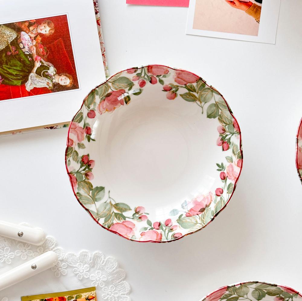 리얼 빈티지 니코 딥로즈 프레셔스 m사이즈 볼 / 빈티지그릇