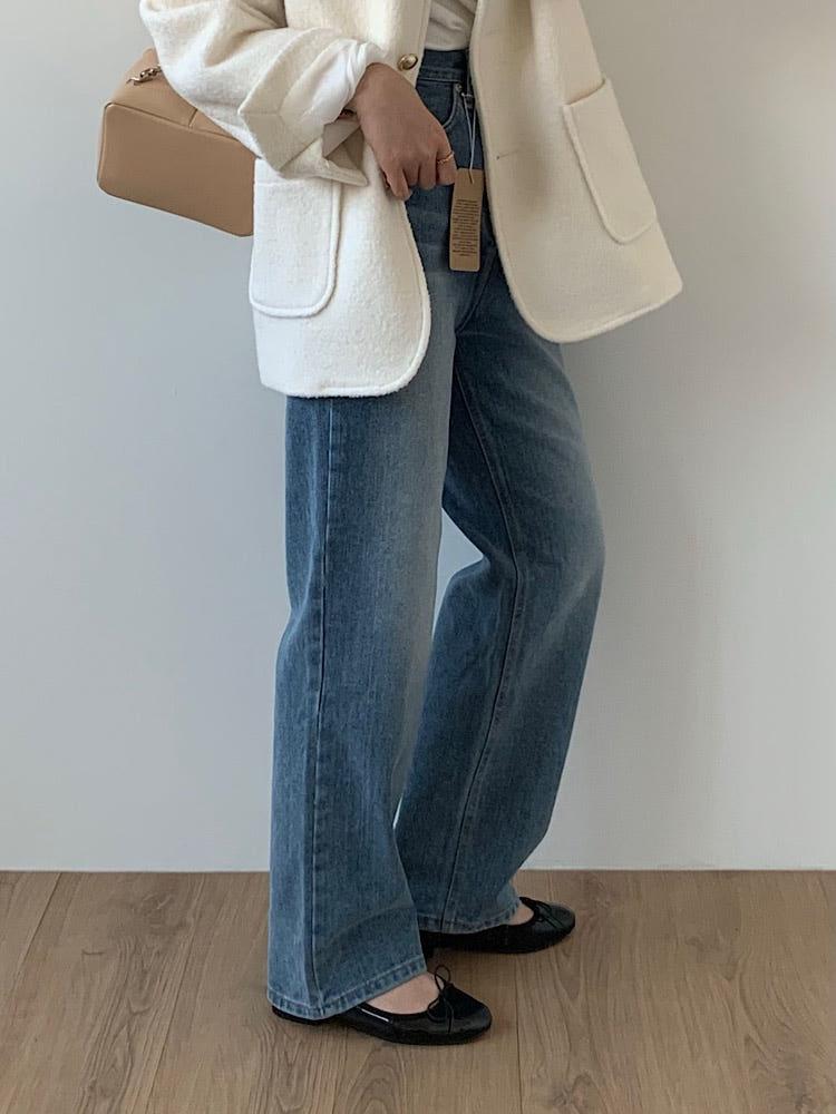 [당일배송] 겨울 브러쉬 데님 팬츠