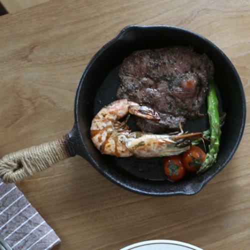 캠핑 주물팬 무쇠 후라이팬 주철팬
